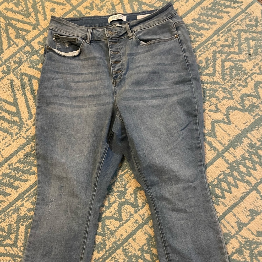 Two pair of Judy blue jeans